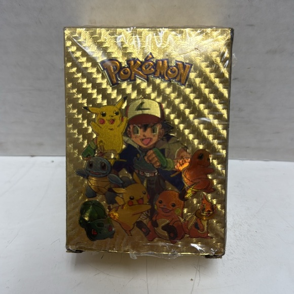 110 Pokemon gold foil Card Pack Vmax Rare GX Gold Card Brand New Factory Rare - Picture 15 of 16